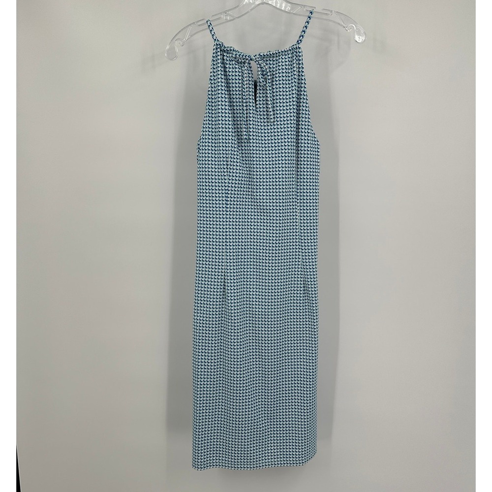 J McLaughlin Womens Catalina Cloth Resort Dress Size M Geometric Mod Brunch
